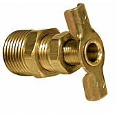 Camco Water Heater Drain Valve 1/2 inch NPT Thread Brass - 11703