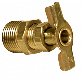 Camco Water Heater Drain Valve 3/8 inch NPT Thread Brass - 11683