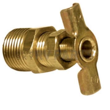 Camco Water Heater Drain Valve 1/2 inch NPT Thread Brass - 11703