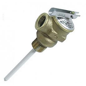 Camco Water Heater Pressure Relief Valve 1/2 inchNPT Thread 4 inch Probe Length - 10421