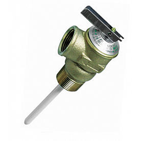 Camco Water Heater Pressure Relief Valve 1/2 inchNPT Thread 4 inch Probe Length - 10423