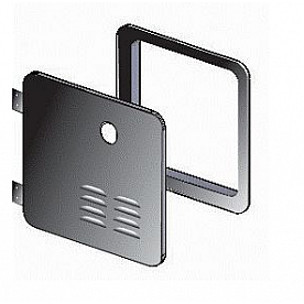 Girard Products GSWH-2 Access Door for 6 Gallon Water Heater Black - 2GWHDB