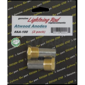 Western Leisure Products Anode Lightning Rod (Pack Of 2) - AA-100