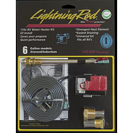 Western Leisure Products Converter RV Gas Water Heaters To 110 Volt Electricity - LR-425