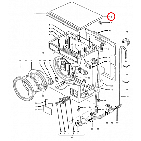 Westland Clothes Washer/ Dryer Cabinet Panel C00275197