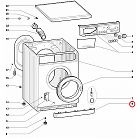 Westland Clothes Washer/ Dryer Cabinet Panel 259707