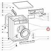 Westland Clothes Washer/ Dryer Door 142617