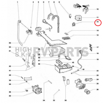 Westland Clothes Washer/ Dryer Program Selector Switch - 85195