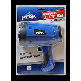 Peak/ Herculiner Spotlight Round LED 4 C Battery Powered - PKC0T10C