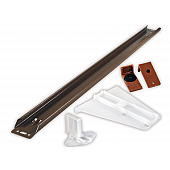 JR Products Drawer Slide Plastic Brown - 70805