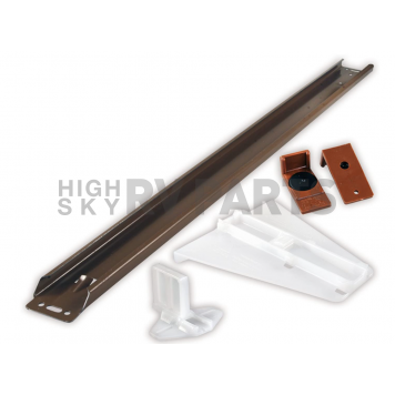 JR Products Drawer Slide Plastic Brown - 70805