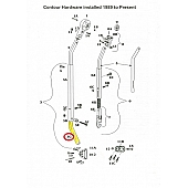 Satin Hinge Bar for Airstream Awning 711400-AS7