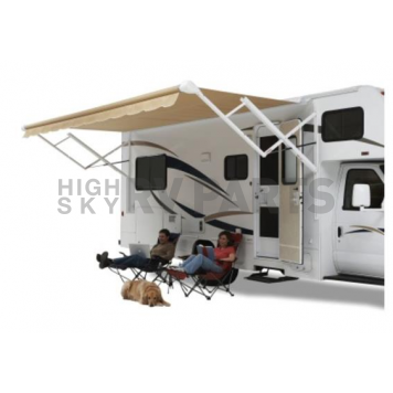 Carefree RV Fiesta Awning Patio Solid 19 Feet Springless QL19385B