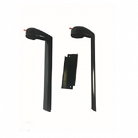 Carefree RV Alpine Slide-Out Awnings Mounting Kit - Tall Black - KGJVT15