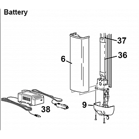 Carefree RV Battery Charger For Eclipse Awnings - R001097
