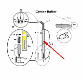Satin Tube Only for Center Rafter - 750221