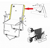 Back Rest for Standard Zip Dee Folding Chair 335080