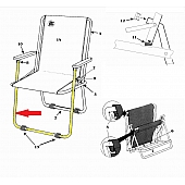 Front Leg for Standard Zip Dee Folding Chair 335050