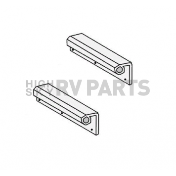 Dometic Awning Bracket 90 Degree White 3106992.047B