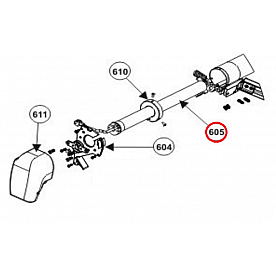 Dometic Oasis Awning Motor Silver 3311186.013P