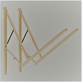 Dometic Awning Arm - Short Champagne Manual - Full Set - 8273000.502R