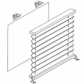 United Window Shade - Day/ Night Manual - 26 Inch Width x 38 Inch Drop - Buff Tan