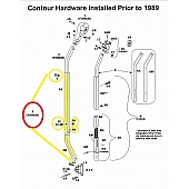 Bright Front Main Arm Tube Assembly - 21100F-XXX