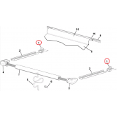 Carefree RV Awning Arm Mount Bracket Black R001181BLK