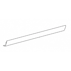 Carefree RV Awning Lead Rail 3.9 Feet Marquee Series Black R001362PBLK-047