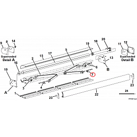 Carefree RV Awning Lead Rail Connector Apex Series Right R019263-23R