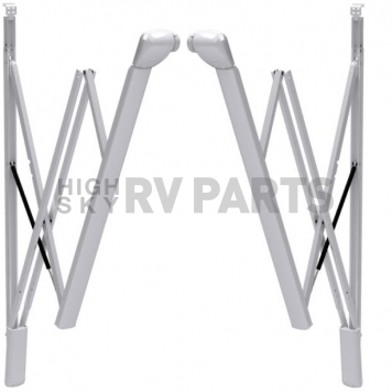 Carefree RV 12V Altitude Awning Arm Set - White - Adjustable Pitch - 4625APHW