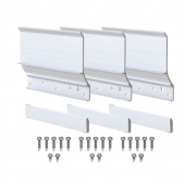 Carefree RV Awning Mounting Kit White - Three Bracket 114 inch to 197 inch Roof Size - KY5552