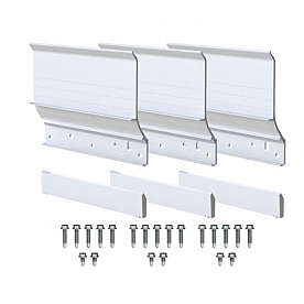Carefree RV Awning Mounting Kit White - Three Bracket 114 inch to 197 inch Roof Size - KY5552