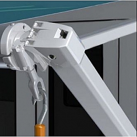 Carefree RV Pioneer Awning Arm Manual - White - Left/ Right Side - 971501WHT