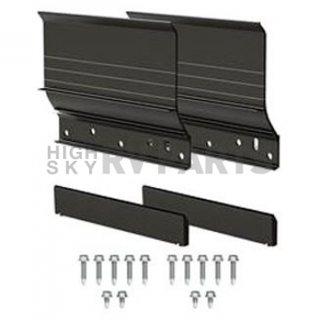 Carefree RV Awning Mounting Kit Black - Two Bracket 42 inch to 114 inch Roof Size - KY5561