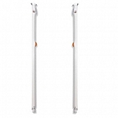 Carefree RV Fiesta HD Awning Arm Set - 81 inch to 96 inch - White Stainless Steel - 640016WHT