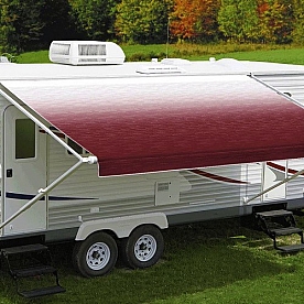 Carefree RV Fiesta Patio Awning - 12 Feet - Burgundy Shale Fade - EA126A00
