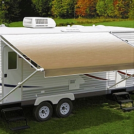 Carefree RV Fiesta Patio Awning - 12 Feet - Camel Shale Fade - EA126B00