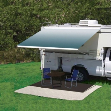 Carefree RV Campout Awning - 3.5 Meter - Blue Shale Fade - 981386C00