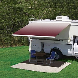 Carefree RV Campout Awning - 2.5 Meter - Burgundy Shale Fade - 981016A00