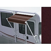 Carefree RV Awning Over-The-Door - 4 Feet - Black Cherry Solid - KJ0583625W