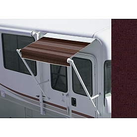 Carefree RV Awning Over-The-Door - 4 Feet - Black Cherry Solid - FW0593625W