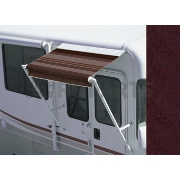 Carefree RV Awning Over-The-Door - 4 Feet - Black Cherry Solid - 670573623S