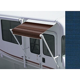 Carefree RV Awning Over-The-Door - 4 Feet - Blue Tweed Solid - KJ048CG25W