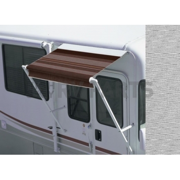 Carefree RV Awning Over-The-Door - 4 Feet - Cadet Gray Solid - 670481023S