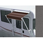 Carefree RV Awning Over-The-Door - 4 Feet - Charcoal Tweed Solid - KJ058AR25W