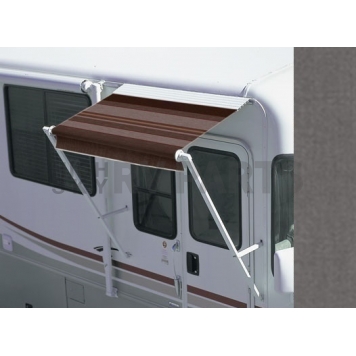 Carefree RV Awning Over-The-Door - 4 Feet - Charcoal Solid - VH055RA23S