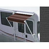 Carefree RV Awning Over-The-Door - 5 Feet - Charcoal Tweed Solid - 67060AR23S