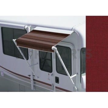 Carefree RV Awning Over-The-Door - 4 Feet - Dubonnet Tweed Solid - KJ0583725W