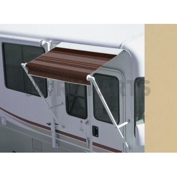Carefree RV Awning Over-The-Door - 4 Feet - Linen Tweed Solid - FW059EA25W